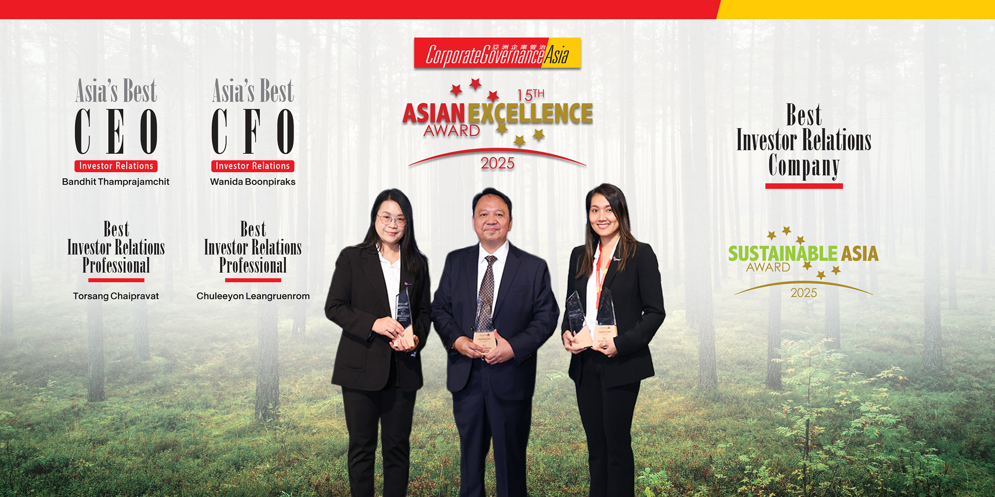 ไทยออยล์คว้า 5 รางวัลยอดเยี่ยมแห่งเอเชีย จาก “Asian Excellence Award 2025”